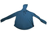 Victorias Secret Teal Blue Pullover Hoodie Small Oversized Slouchy Loungewear Photo 0