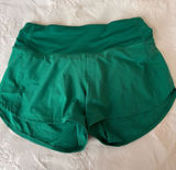 Lululemon Green Speed Up Shorts 4" Photo 0