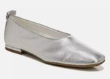 NEW Franco Sarto Women's Vana Snip Toe Ballet Flats Color:Silver SZ-9 Photo 0