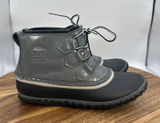Sorel Out N About Rain Duck Boot Gray Waterproof Travel Outdoors Women's 7 Photo 0