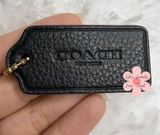 2” COACH Fob Bag Charm Hang tag Hangtag Photo 0