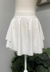 Lululemon White High Rise Tennis Skirt Pleated Built In Shorts Activewear Y2k Photo 0