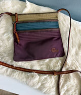Dooney and Bourke Vintage 2000’s North South Triple Zip Crossbody Bag Photo 0