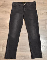 Levi's 314 Shaping Straight Jeans Black Dark Wash‎ Trouser Denim Size 33 Regular Photo 0