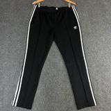 Adidas Originals Women Black 3-Stripe Track Pants Trefoil Logo Size L BK0017 Photo 0