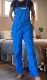 AMAZING French workwear blue overalls with white plastic detailing 🦋 Photo 0