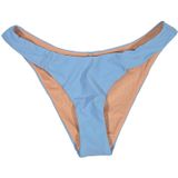 J. Crew Curved-waist cheeky bikini bottom Blue Mist S NWT Photo 0