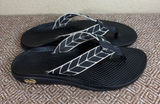 Chacos Black White Thong Sandals Slides Slip On Sz 8 Women’s Casual Comfy Minimal Photo 0