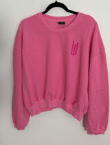 Wicked Pink Cropped Sweatshirt size large Photo 0
