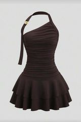 Brown Dress ZARA Mini Photo 0