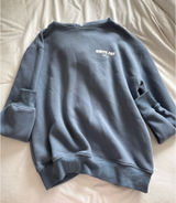 Blue White Fox Sweatshirt Boutique Photo 0