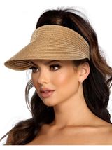 Straw Visor Sun Hat Photo 0