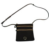 Dooney and Bourke Black Nylon North South Triple Zip Purse Bag Photo 0