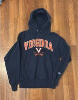 Champion Sweatshirt Women’s Small Navy Blue Hoodie Photo 0