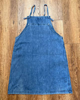 90s Marsh Landing Blues Denim Jumper Dress 100% Cotton Womens M cottagecore VTG Photo 0