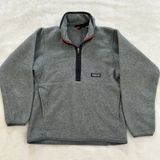 Patagonia Gray Fleece Half-Zip Pullover Photo 0