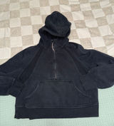 Lululemon Scuba Oversized 1/2 Zip Hoodie Black XS/S Photo 0