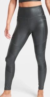 Athleta Inclination Moto Shimmer Tight In Powervita Sm Photo 0