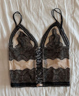 Victoria's Secret Sheer Lace Corset Tank Photo 0