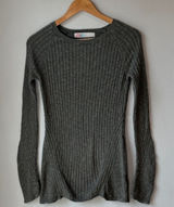 Free People Beach Ribbed Long Sleeve Shirt Sweater Photo 0