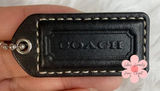 1.5" y2k COACH Fob Bag Charm Hang tag Hangtag Photo 0