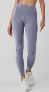 Alo High-Waist Airlift Leggings Fog Hi-Rise Waisted Tights Full-Length Skinny S Photo 0