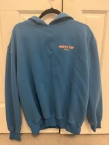 White Fox Hoodie Boutique Blue Photo 0