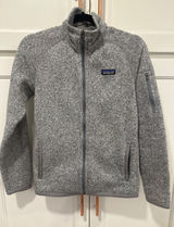 Patagonia better sweater Fleece Jacket Full Zip Gray Women's Size S Cozy Outdoor Photo 0