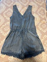 Denim Romper Photo 0