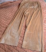 PINK Victoria's Secret Velvet Rhinestone Tan Bottoms Photo 0