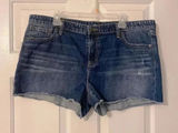 Gap Sexy Boyfriend‎ Short Women's 18 High Rise Cutoff Distressed Festival NEW Photo 0