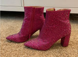 Betsey Johnson Sparkly Boots pink Photo 0