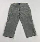 KUHL Pants Womens 2 Gray Cropped Hiking Outdoor Trail Stretch Nylon 6236‎ 19S Photo 0