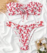 Shein Bikini Set red Photo 0