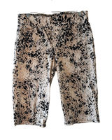 Nine West White Multi Animal Print Capri Pants Women Sz 8 Photo 0