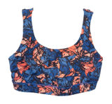 273 | Lululemon Free To Be Serene‎ Women 8 Strappy Back Sports Bra Blue Multi Photo 0