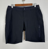 REI Co-op Womens Hiking Shorts Black Grey Size 10 Stretch Outdoor Trail Active Photo 0