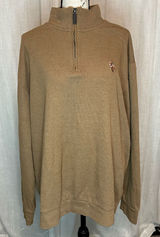 U.S Polo Assn. 2XL Men's Tan Quarter-Zip Photo 0