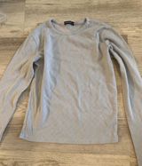 heart pointelle leah long sleeve top Photo 0