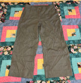J.Jill $119 Woman S 55% Linen Spandex Blend Wearever Stretch olive cropped pants Photo 0