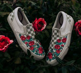VANS DX Rose 🌹 Embroidery Sneakers Photo 0