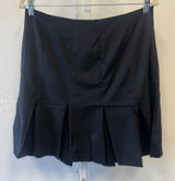 Vintage J. McLaughlin Black Pleated Drop Waist Skirt‎ Size 10 Academia Classic Photo 0