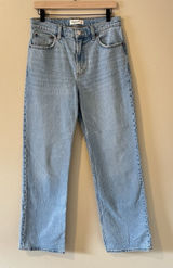 abercrombie fitch jeans 8 Long‎ 90s Relaxed High Rise 29 Light Blue Classic Photo 0