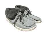 Hey Dude Britt Gray Faux Fur Lined Comfort Bootie Women's US Ankle Shoes Size 8 Photo 0