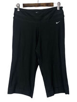 Nike Dri-Fit Black Capri Knee Length Athletic Yoga Leggings M Photo 0
