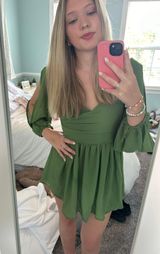 Valorian Boutique Green Romper Dress Photo 0