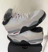 Nike Air Jordan 4 RM GS White Black Grey Size 5.5Y New w/ Box + Extra Laces Photo 0