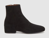 Aquatalia Ulyssa Black Suede‎ Hidden Wedge Ankle Boot Bootie Size 7 Photo 0