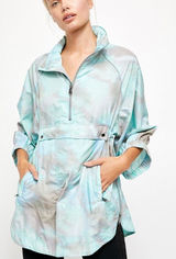 Free People Movement "To Dye For" Packable Jacket with Removable Hood Photo 0