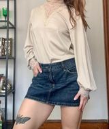 Vintage Cream Lace long sleeve blouse Photo 0